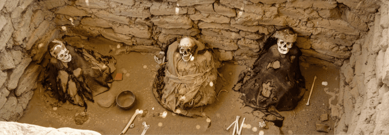 necrópolis de Chauchilla en Nazca