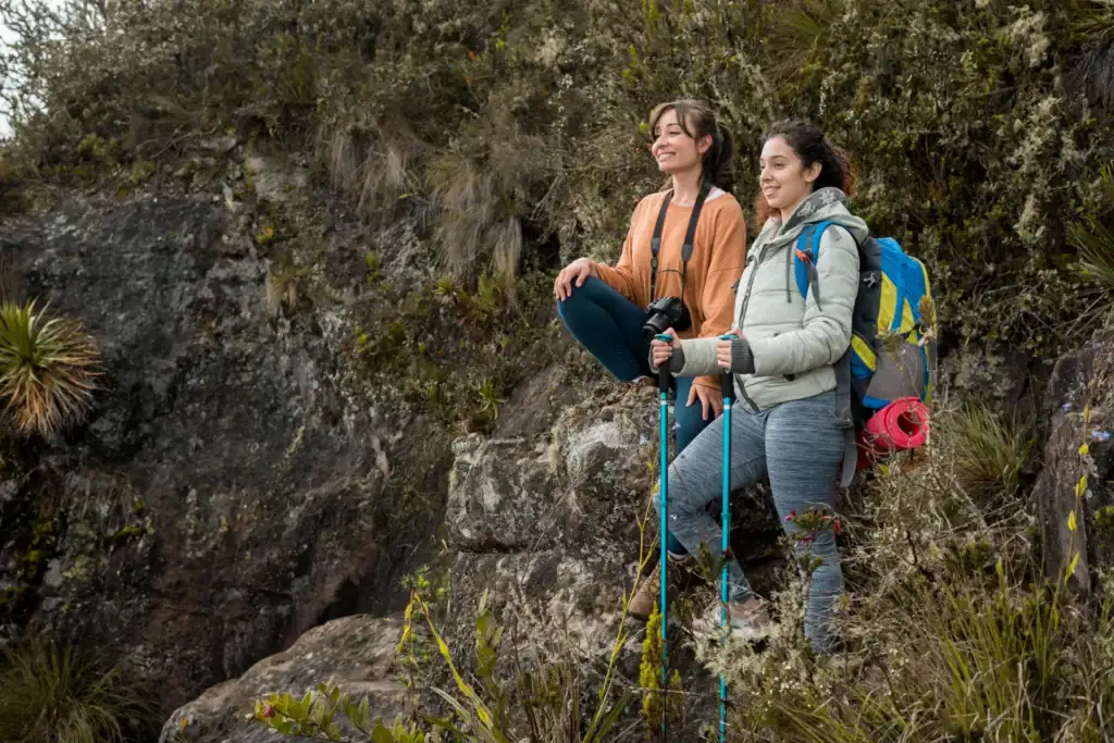 pause pendant le trekking dans le Canyon de Colca